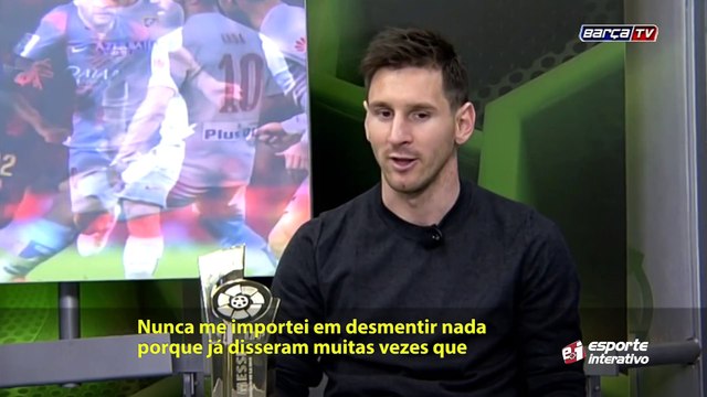 Messi fala sobre sua relação com o técnico Luis Enrique