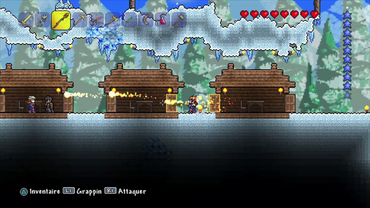 Let's play | Terraria [PS3] | Episode 3 : enfin un boss .