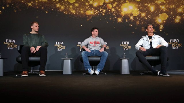 #BallondOr2014 - Leo Messi en la rueda de prensa de la Gala del Balón de Oro 2014