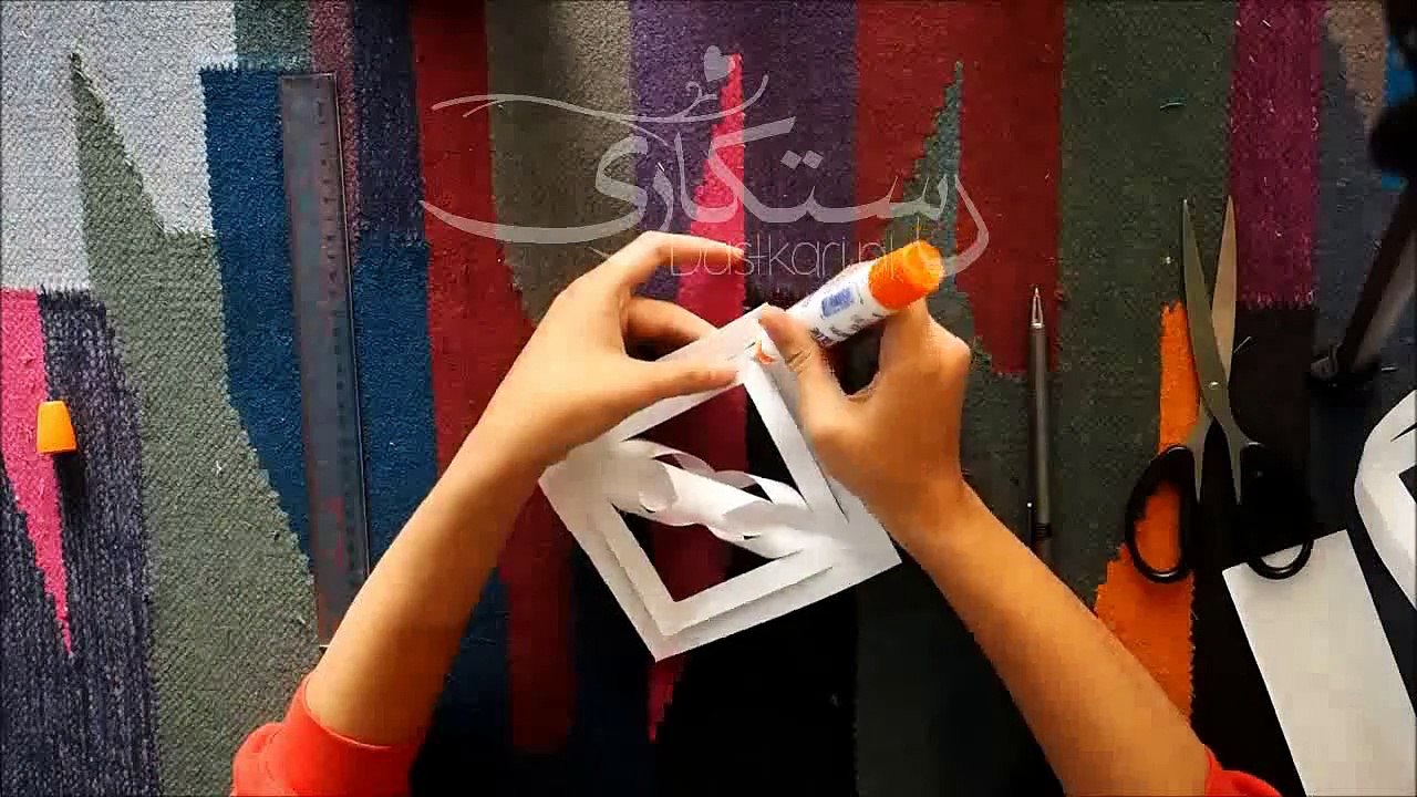 DIY 3D Snowflake Tutorial by Dastkari.Pk