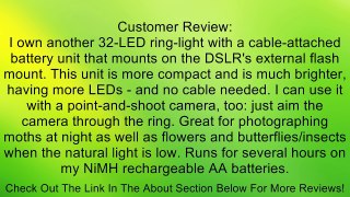 60 LED Macro Photography Ring Light with Lens Adapter Fr Nikon Canon Sony Pentax Sigma Tamron Review