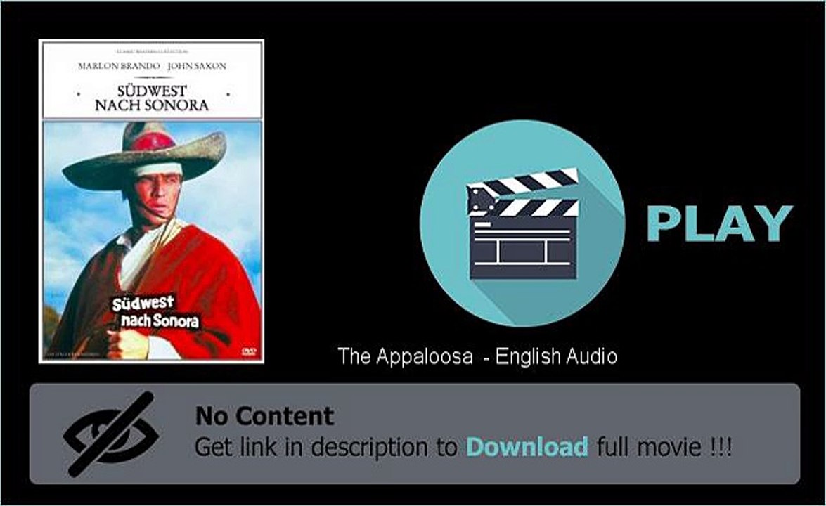 The Appaloosa  - English Audio HD Watch Online