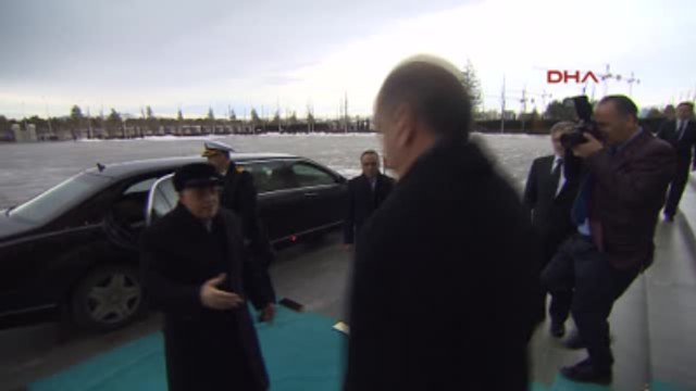 Mahmud Abbas'ı Karşılama Töreninde 16 Türk Devletinin Askeri Kıyafetlerini Giyen Askerler Yer Aldı...