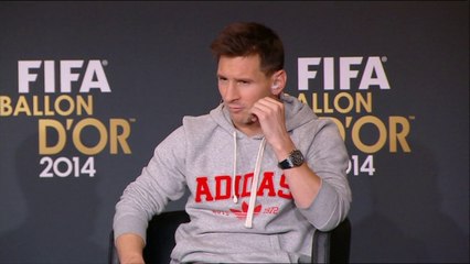 Leo Messi happy to be in the top three again