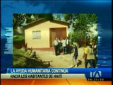 La ayuda humanitaria de Ecuador a los habitantes de Haití afectados por el terremoto continúa.