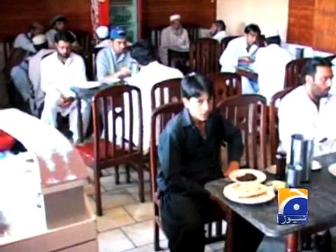 Kebab shop operating at Central Jail Peshawar shut down-Geo Reports-12 Jan 2015