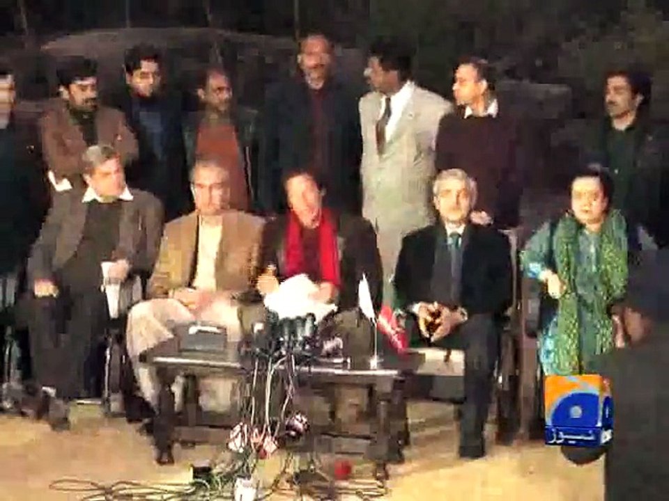 Interim govt assisted ROs in rigging_ Imran Khan-Geo Reports-12 Jan 2015