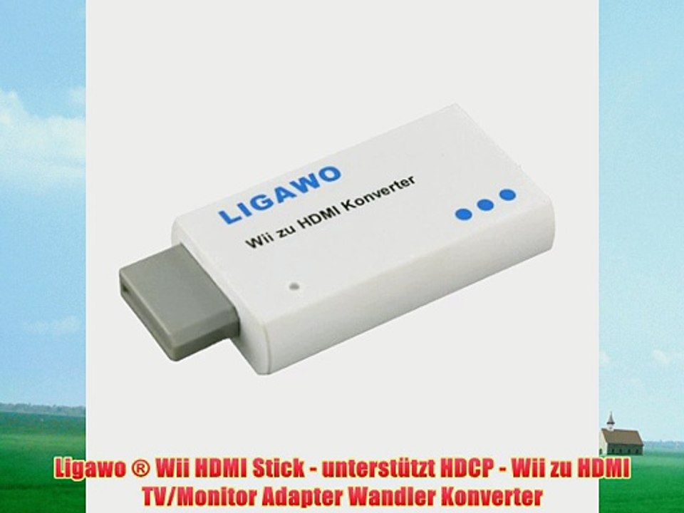 Ligawo ® Wii HDMI Stick - unterstützt HDCP - Wii zu HDMI TV/Monitor Adapter Wandler Konverter
