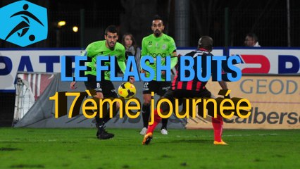 Championnat National 2014-2015 - 17ème journée - Les buts