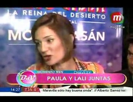 Paula y Lali nota en BDV - 12 de Enero