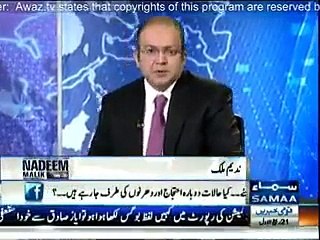 Nadeem Malik Live - 12th January 2015