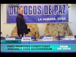 FARC proposes constituent assembly over referendum