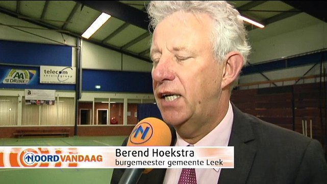 Burgemeester Hoekstra: Leekster Voetbalgala kan zo niet verder - RTV Noord