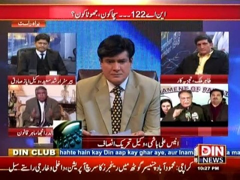 Siyasat Aur Riyasat (NA-122 ... Sacha kon , Jhoota Kon ?? Anchor : Mustafa Niaz ) 12 January 2015