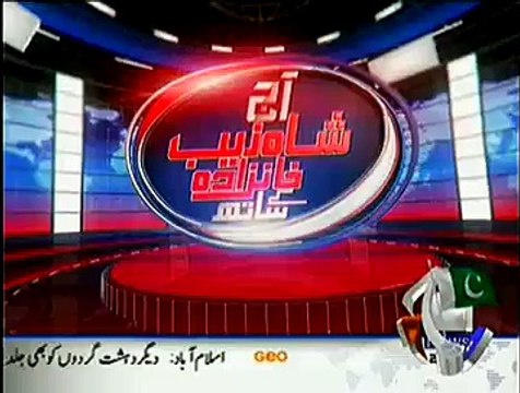 Aaj Shahzaib Khanzada Ke Saath ~ 12th January 2015 - Pakistani Talk Shows - Live Pak News