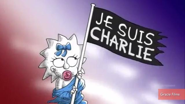 'The Simpsons' Honors Charlie Hebdo Victims