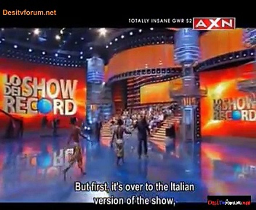 Totally Insane Guinness World Records 12th January 2015 Video Watch Online pt2