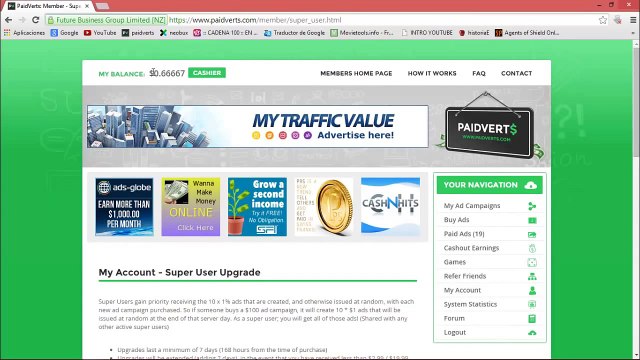 Paidverts- Ganar mas dinero- Paypal - Truco Paidverts - Parte 2