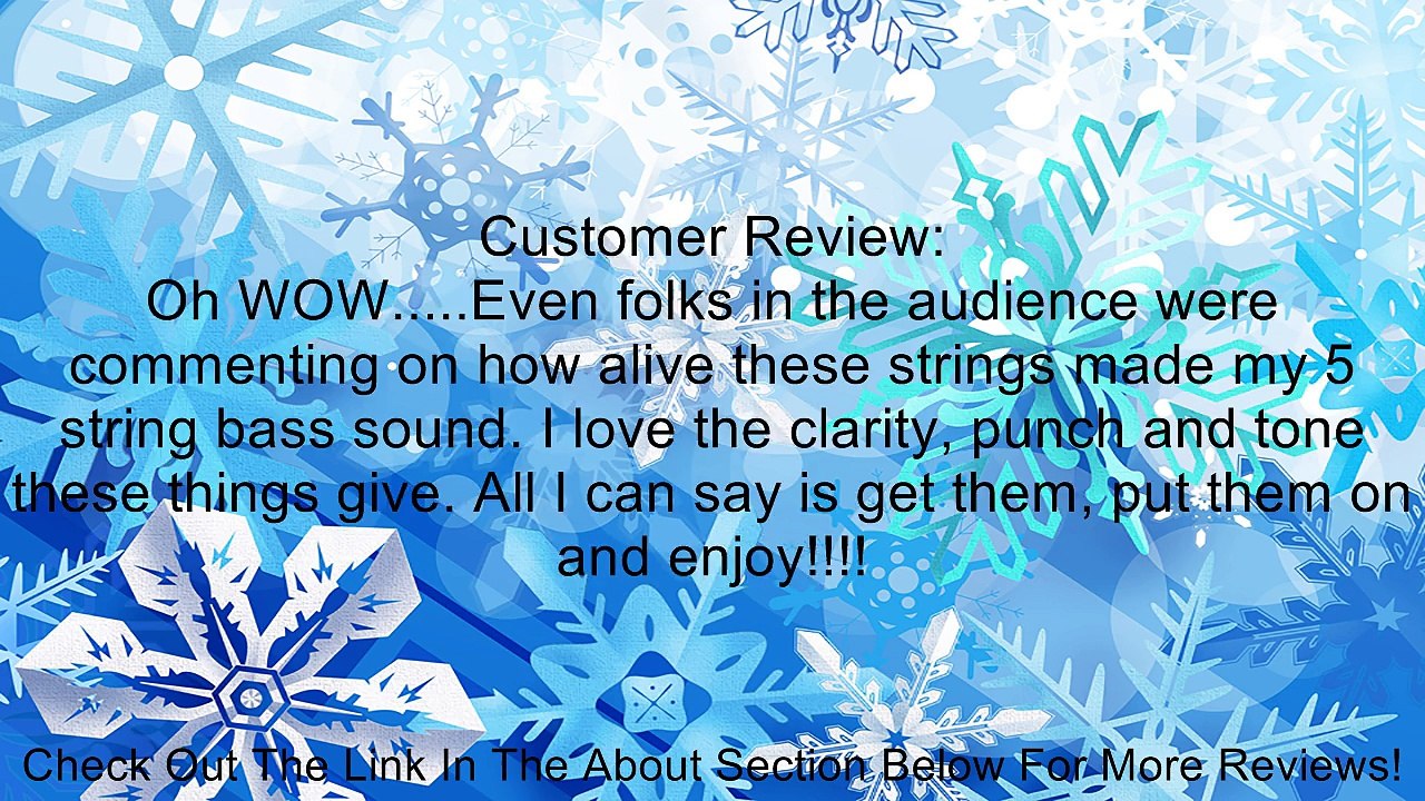 Ernie Ball Cobalt 5-String Regular Slinky Bass Strings, 45-130 Review