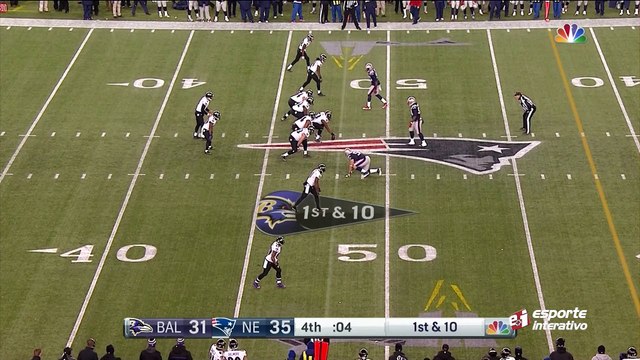 As esperanças do Baltimore Ravens em um úlitmo lance. Confira aqui a BOMBA de Joe Flacco no desespero de vencer o jogo!