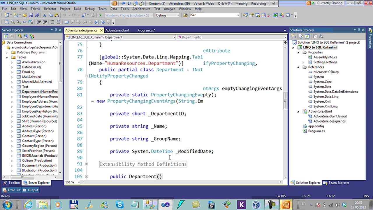 LINQ Part02 - Açık Akademi Sanal Sınıf Eğitimi