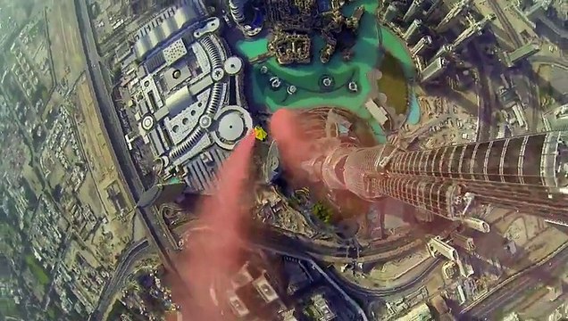 Dubai Burjkhalefa Three boys got Amazing stints