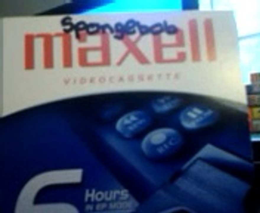Start of My Spongebob Recorded Videotape