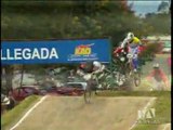 Ciclistas ecuatorianos sufrieron accidente en carrera de BMX
