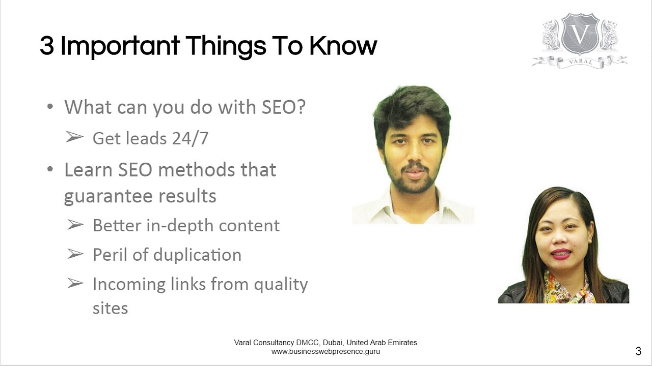 SEO Training | 3 Things You Must Know Before Choosing