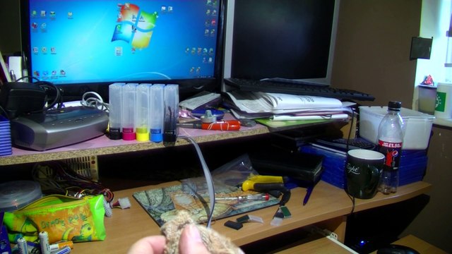 Pr.4 Epson XP-605 CISS. Initialising the CISS, continuous ink suppy