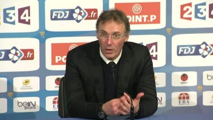 FOOT - C. LIGUE - PSG - Blanc : «Aucune pensée personnelle ce soir»