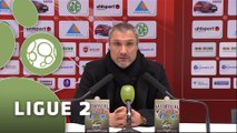 Conférence de presse Valenciennes FC - FC Sochaux-Montbéliard (1-2) : Bernard  CASONI (VAFC) - Olivier ECHOUAFNI (FCSM) - 2014/2015