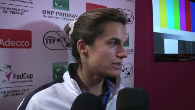 TENNIS - FED CUP - Mauresmo : «Une grosse journée demain»