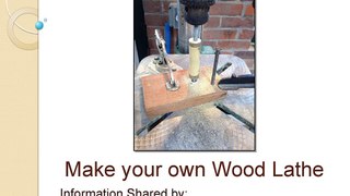 Make your own wood lathe | DIY | NYHandyman NYC