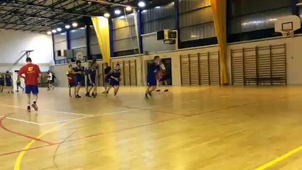 Echauffement gardien avant Riom