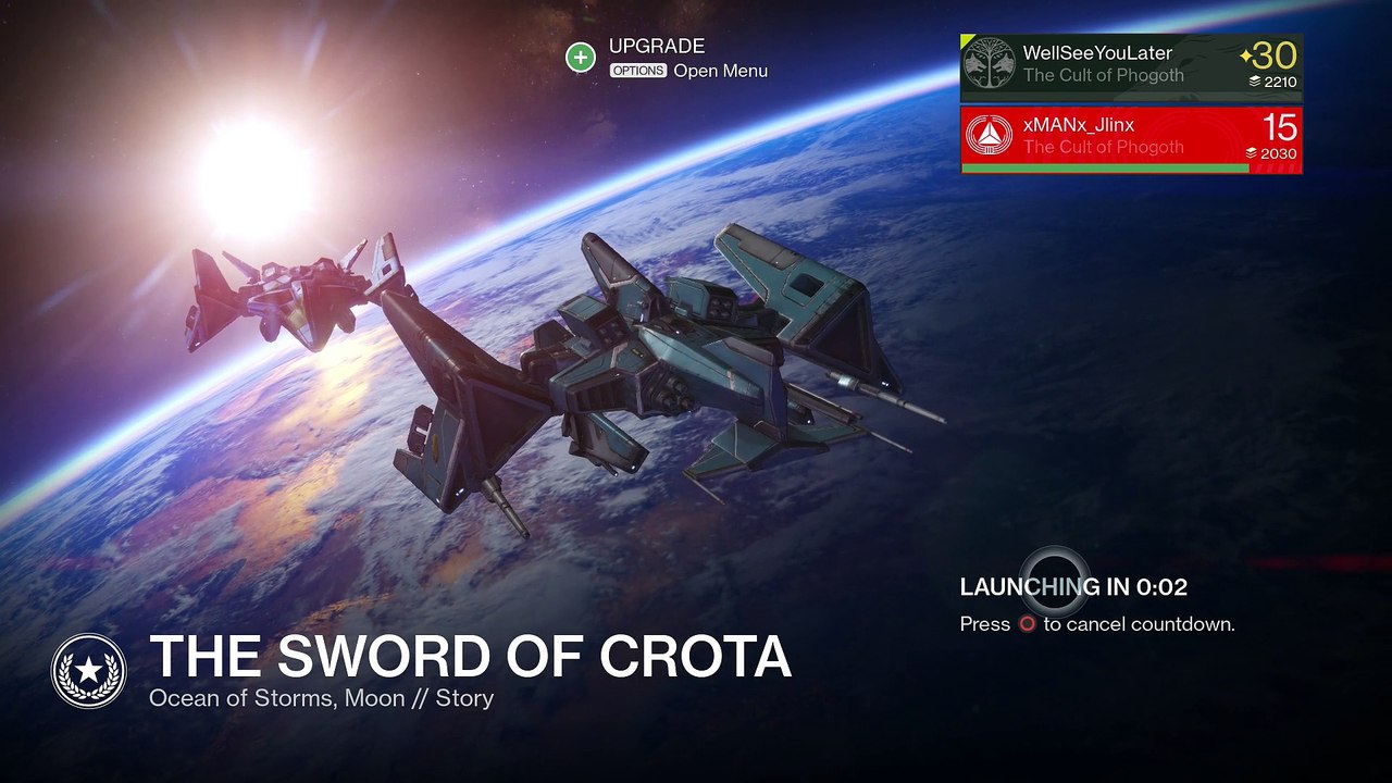 Destiny PS4 [Suros Regime] Coop Part 402 - (The Sword of Crota, Moon) Story [With Commentary]