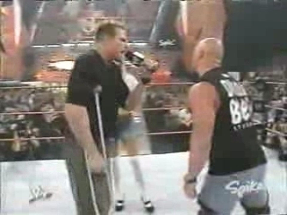 Stone Cold got provoked by test