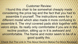Zero Gravity Chair Inner Balance Recliner with Vibration Massage - Electric Power Recline ZG551 with Steel and Wood Base - The Zero Anti Gravity Chair ZG 551 Review