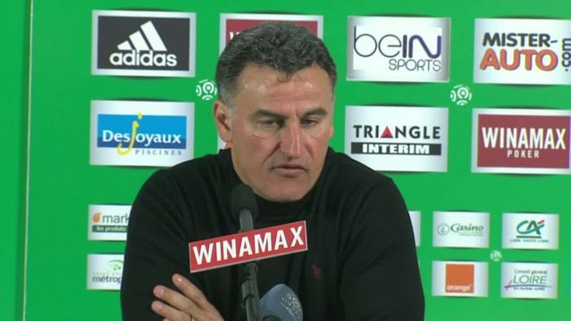 FOOT - L1 - ASSE - Galtier : «Je savais que ça allait être un match très difficile»