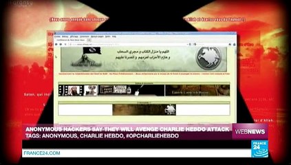 Anonymous hackers say they will avenge Charlie Hebdo attack