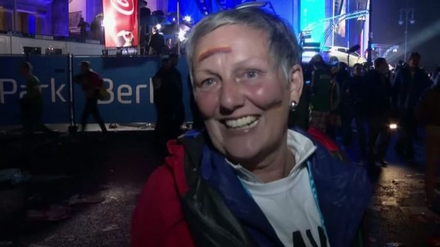 Foot - CM : Les supporters allemands tout à leur joie