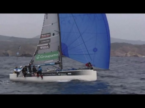 VOILE - TDF : Courrier Dunkerque 3 a su saisir sa chance