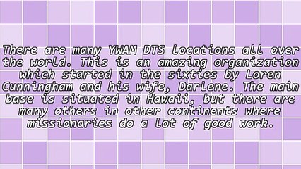 Lots Of YWAM DTS Locations To Choose From