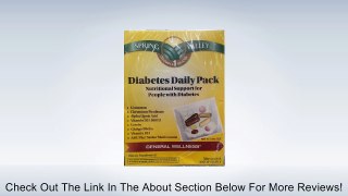 Spring Valley Diabetes Daily Pack, Supports General Wellness, 30 Packets Review