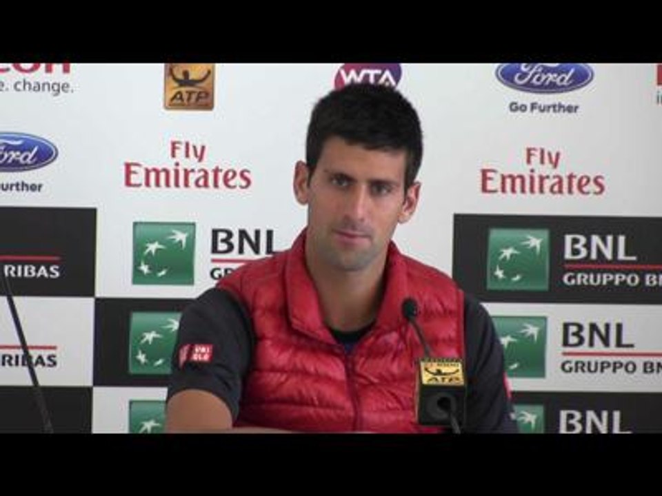 TENNIS - ATP - Rome - Djokovic : «Elever mon niveau de jeu»