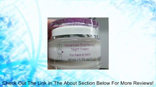 Elure Advanced Brightening Night Cream For Face & Neck 50mL/1.7fl.oz Review