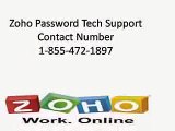 1-855-472-1897 Zoho customer service number for USA