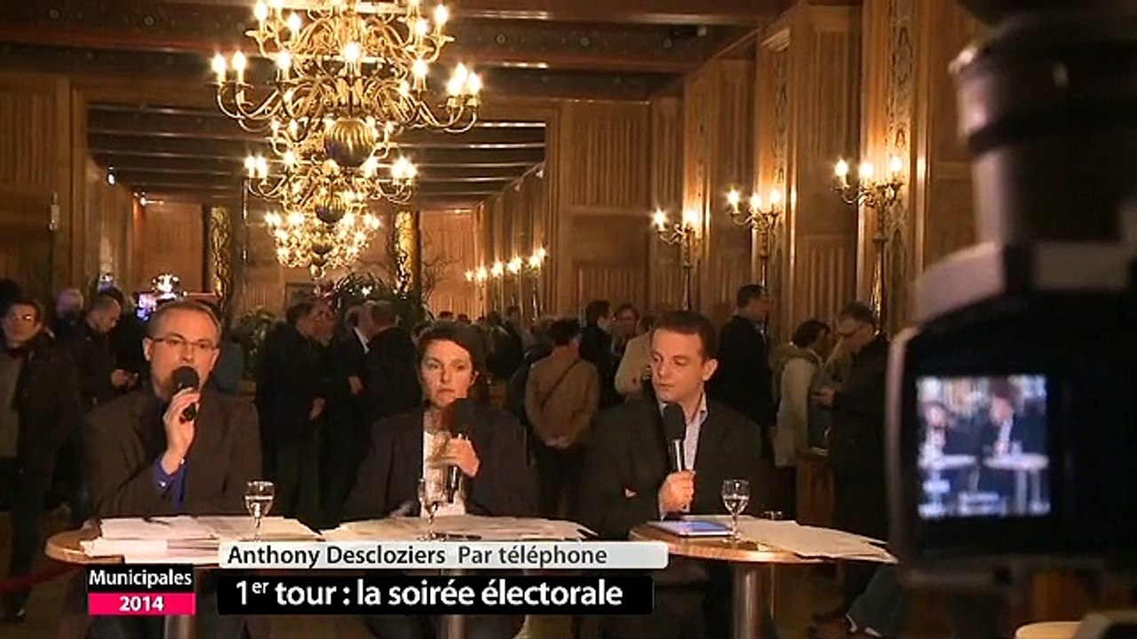 Municipales 2014 : Soirée spéciale du 1er tour (3/3)