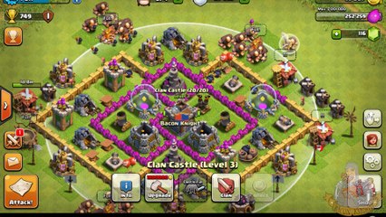 Clash of Clans || WAR || Bacon Knights Vs  Hoe
