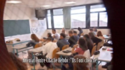 Charlie Hebdo : "Ils l'ont cherché", disent des élèves